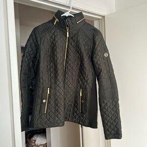 Michael Kors Olive Green Quilted Jacket